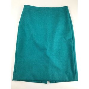 J Crew $120 No. 2 Pencil Skirt Double Serge Wool